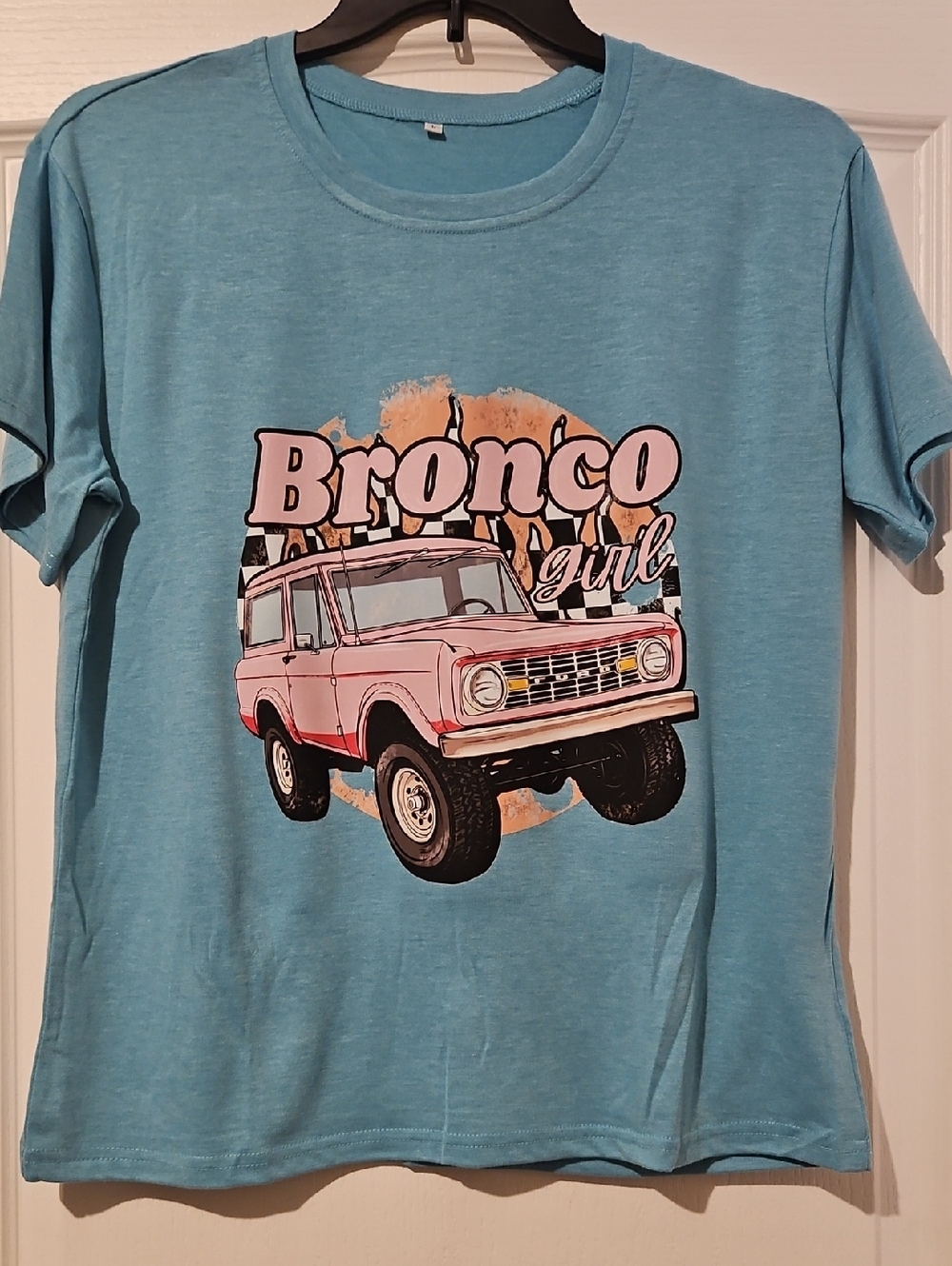Graphic Shirt Custom Bronco Girl New